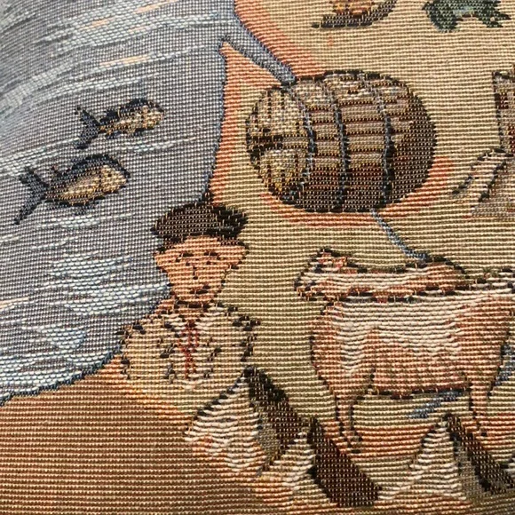 METRAX SOUVENIR FRANCE TAPESTRY DECOR PILLOW MADE IN BELGIUM EIFFEL TOWER FRENCH